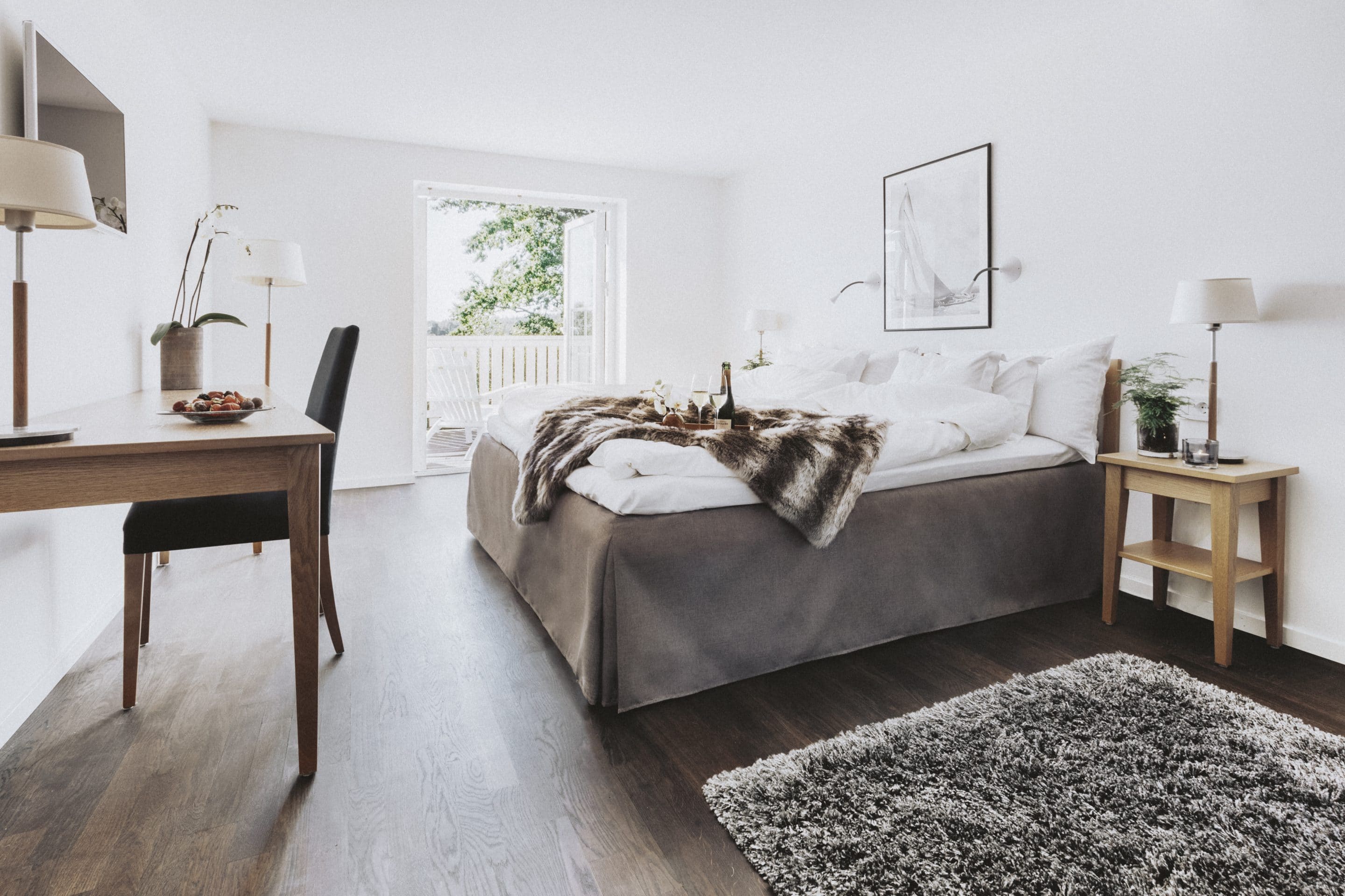 konference Friibergh Herrgård hotelværelse