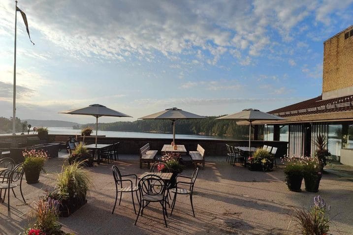 konference Skavsjöholm terrasse