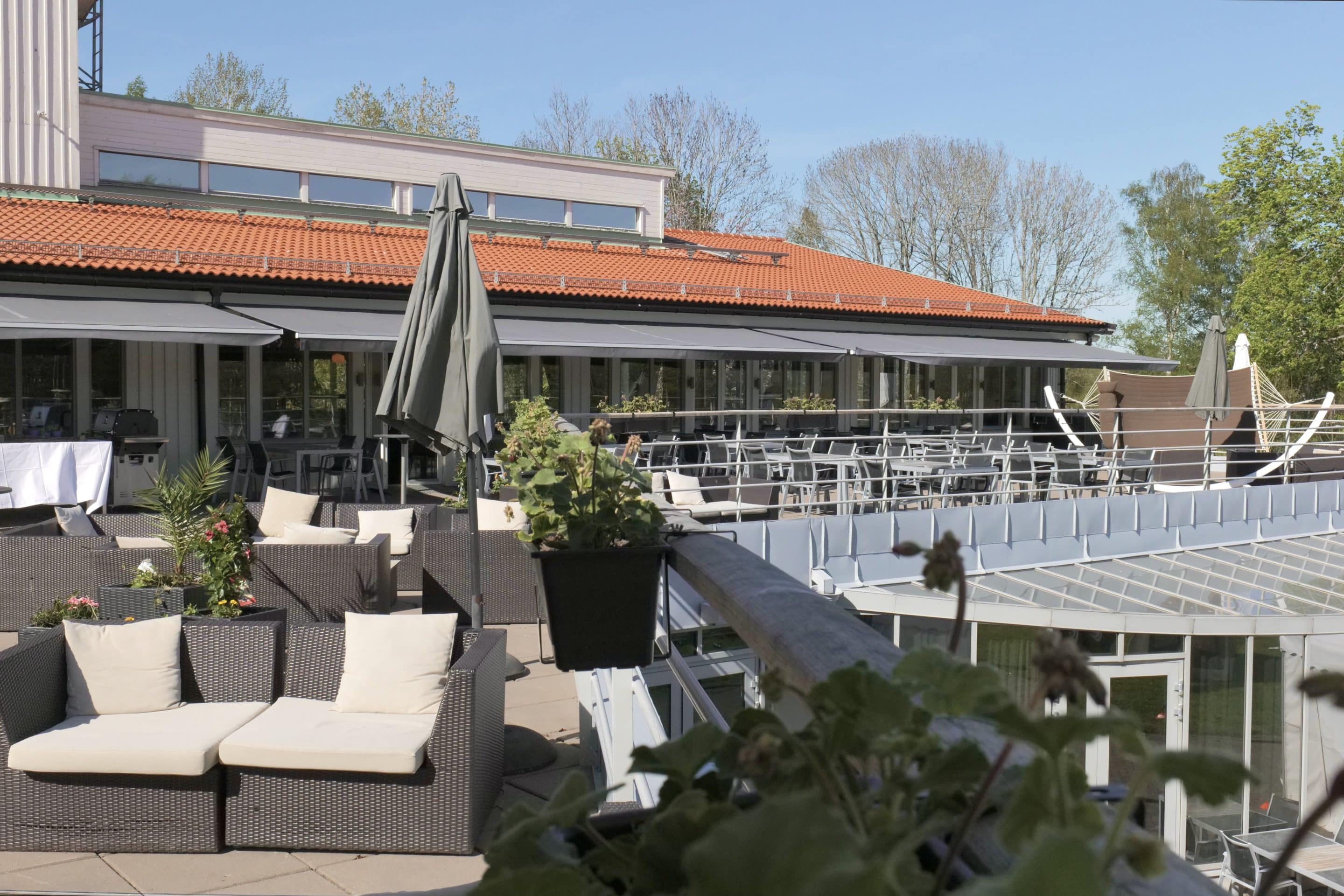 konferens Aronsborg Facade - The terrace Stockholm