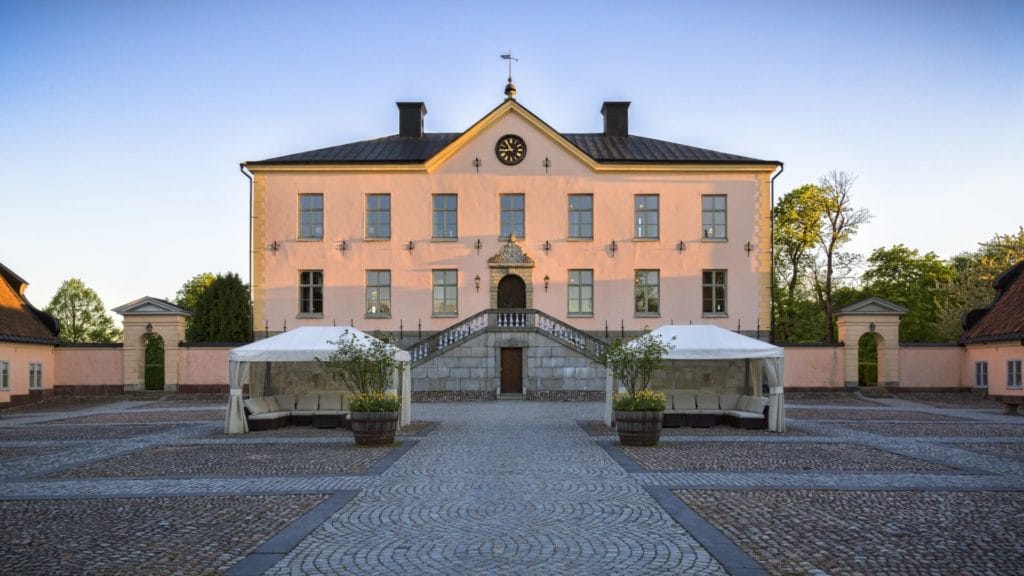 Hesselby Slott extern baksida konferens Stockholm