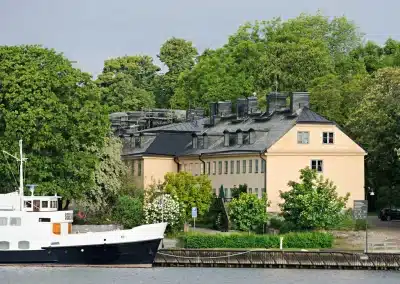 konferens Stockholm city Hotell Skeppsholmen vy från vattnet