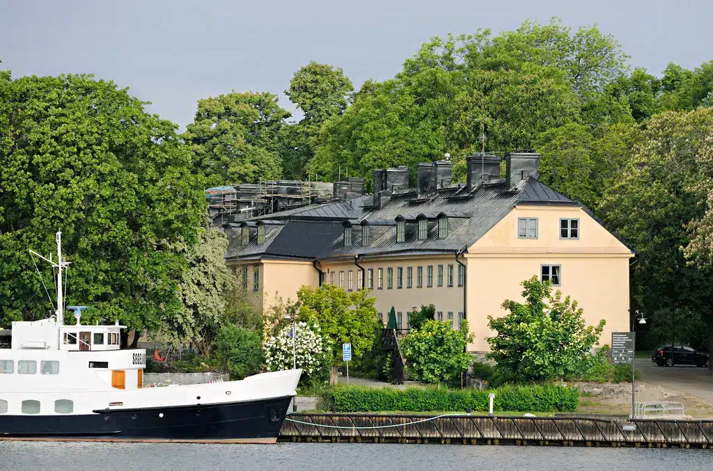conference Stockholm city Hotel Skeppsholmen view from the water