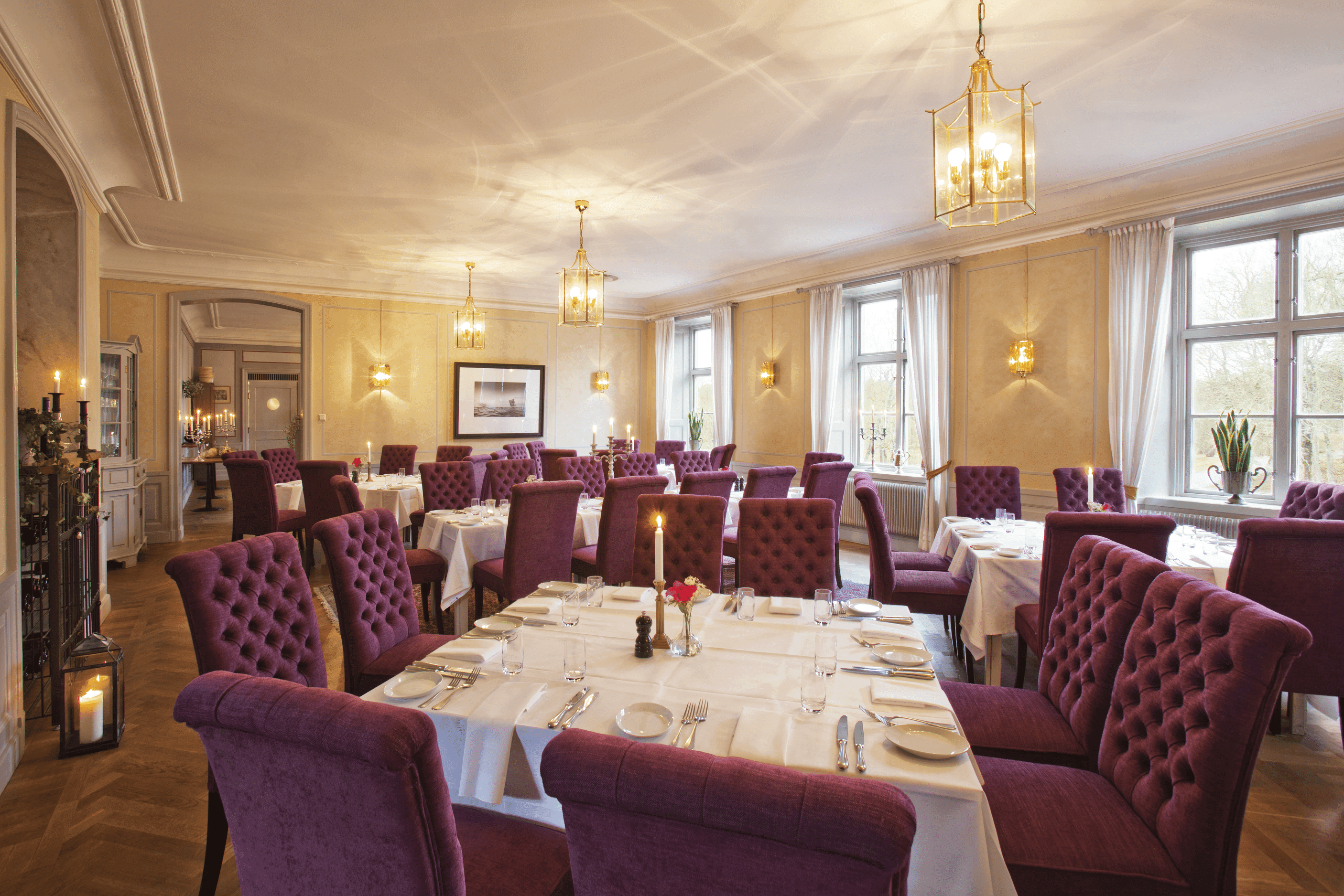 Roserbergs Slott spisestue konferanse Stockholm Arlanda