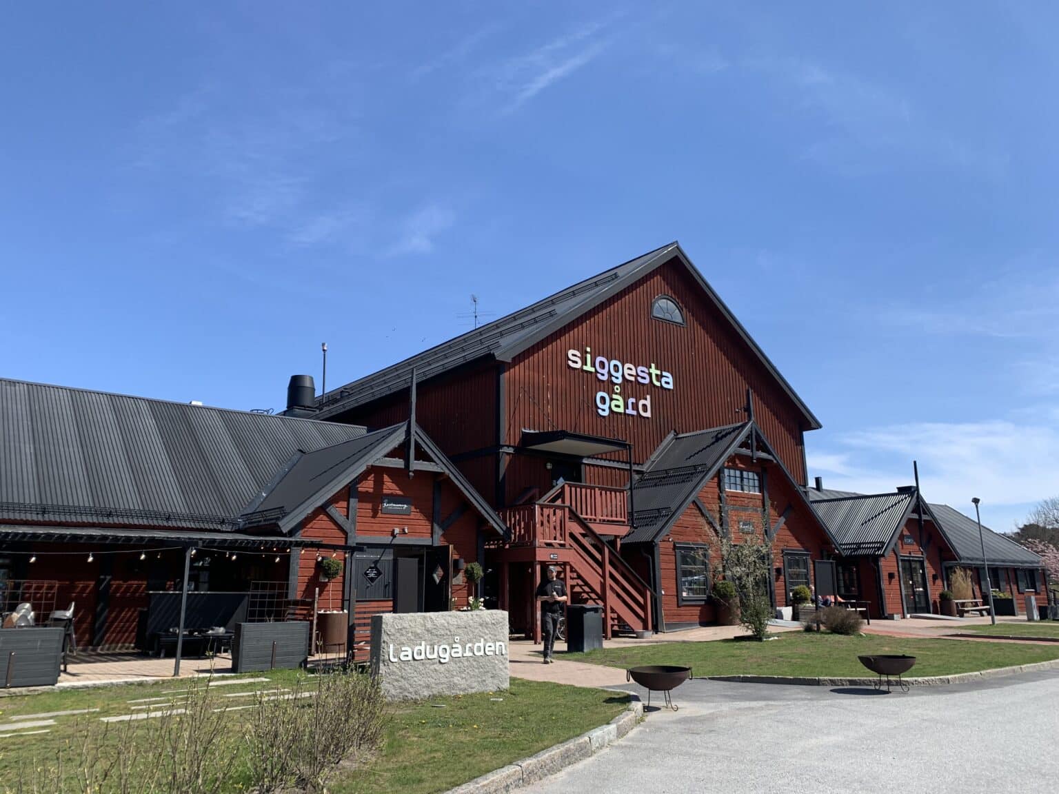 conference eastern Stockholm Siggesta Gård picture of the entrance to the conference center