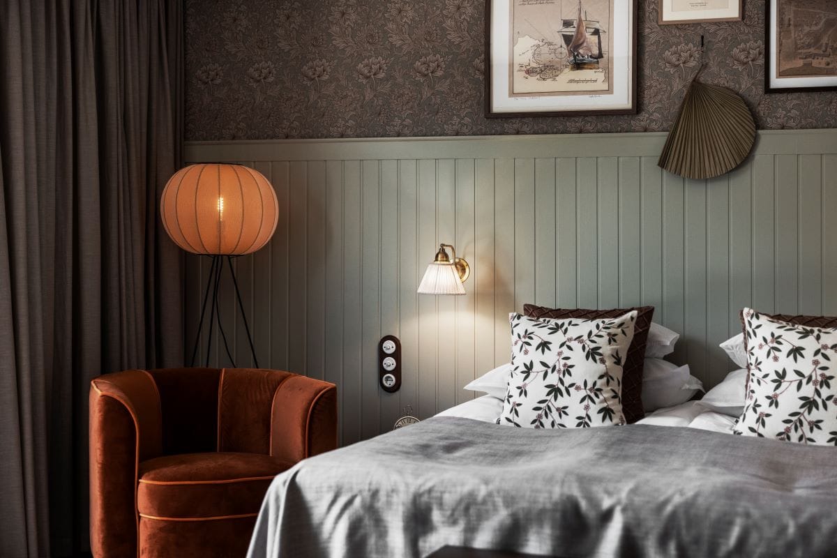 conference southern Stockholm Smådalarö Gård Hotel &amp; Spa Hotel room Detail Bed