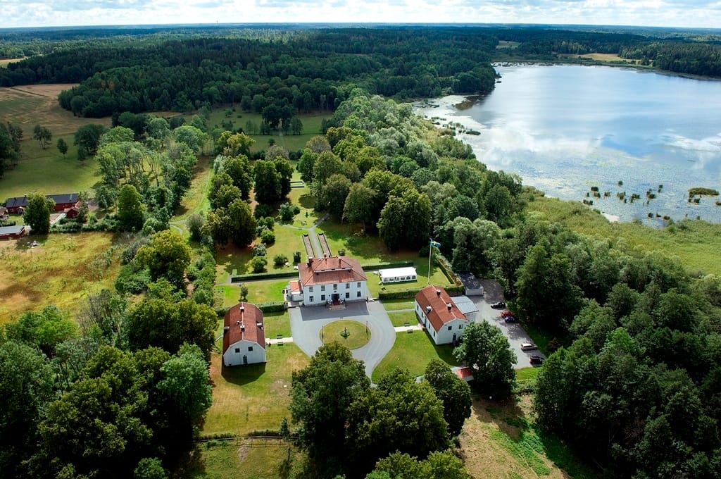 Noors Slott vy från luften konferens Stockholm