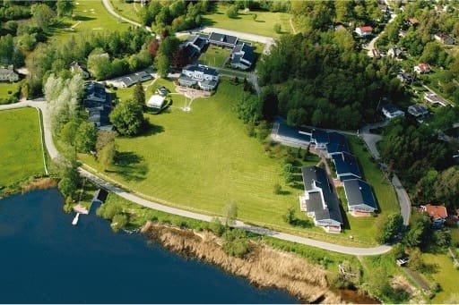 konference Göteborg Aspenäs Herrgård luftfoto af konferencecentret