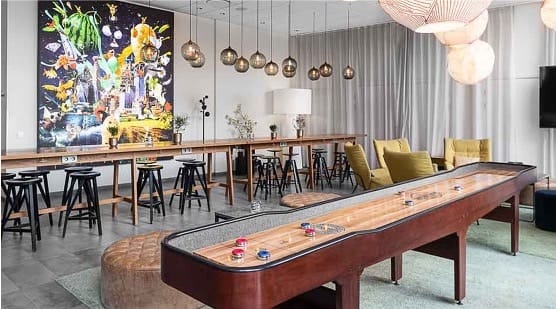 conference Quality Hotel view lobby with shuffleboard Malmö
