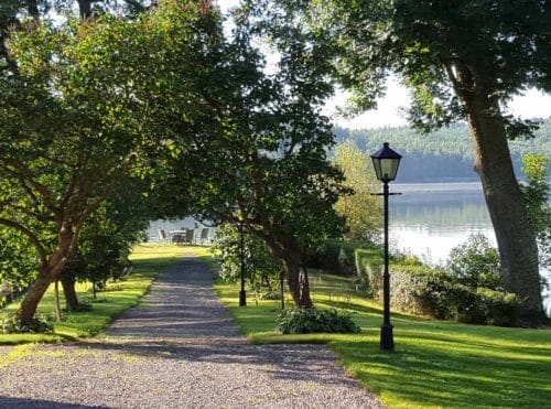 Steningevik grusgång miljö