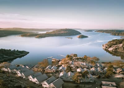 Destination Bokenäset set fra luften