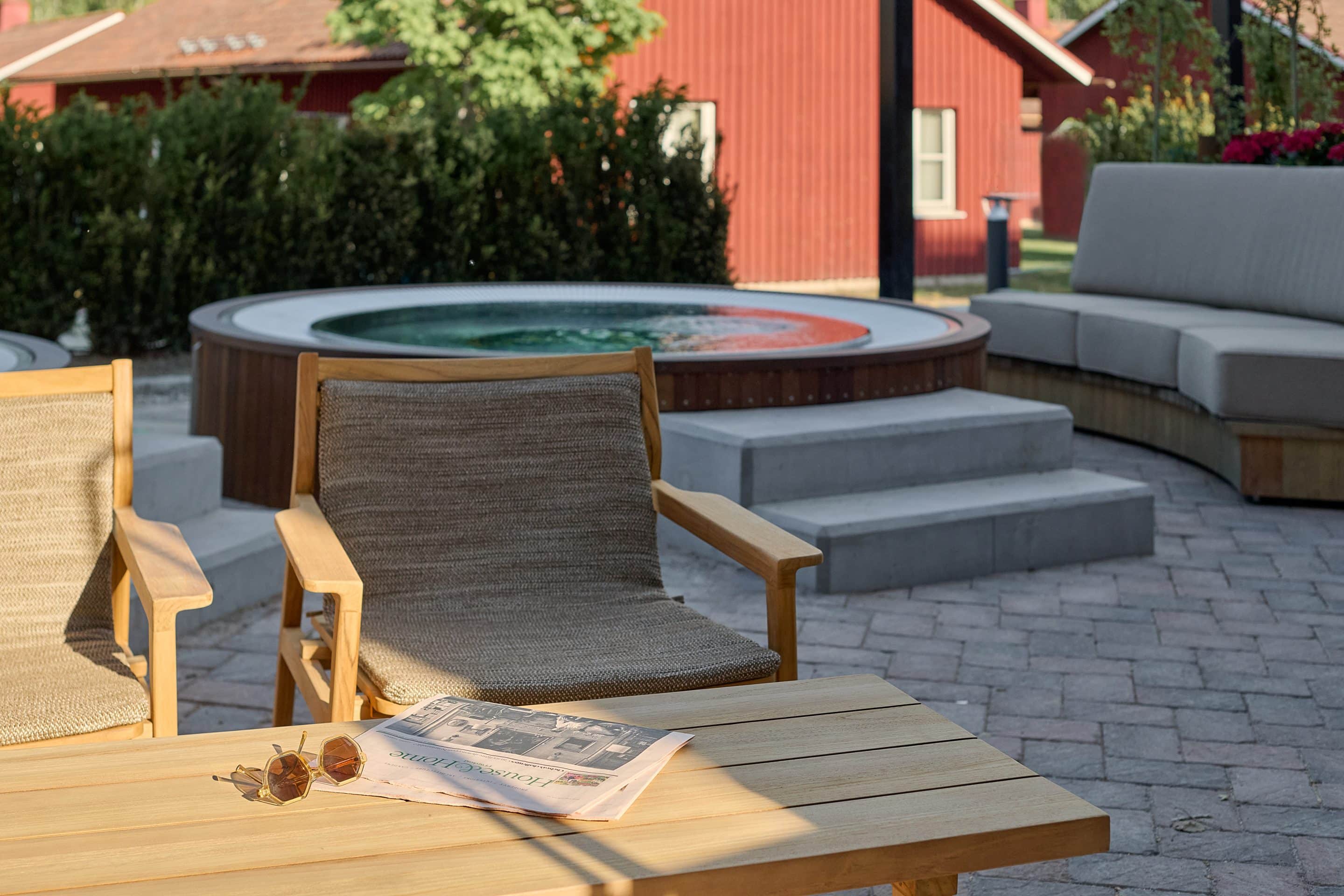 Högbo Brukshotell &amp; Spa Greenhouse middag spabad