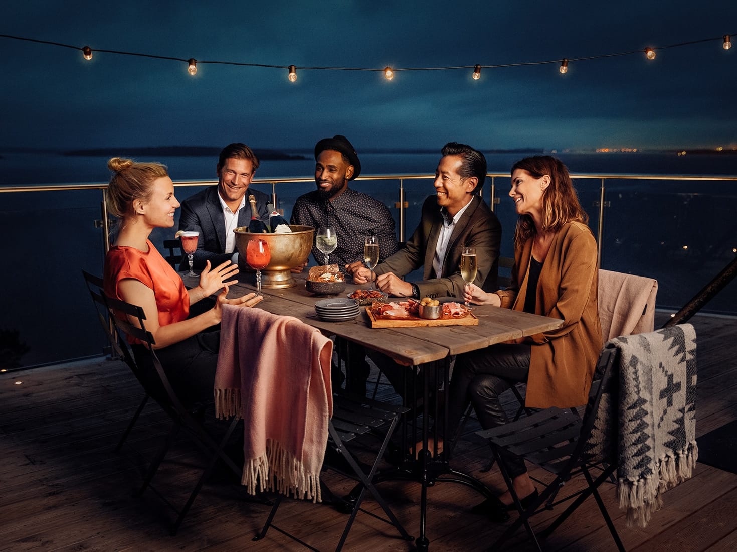 Vildmarkshotellet Kolmården konferencemiddag udendørs