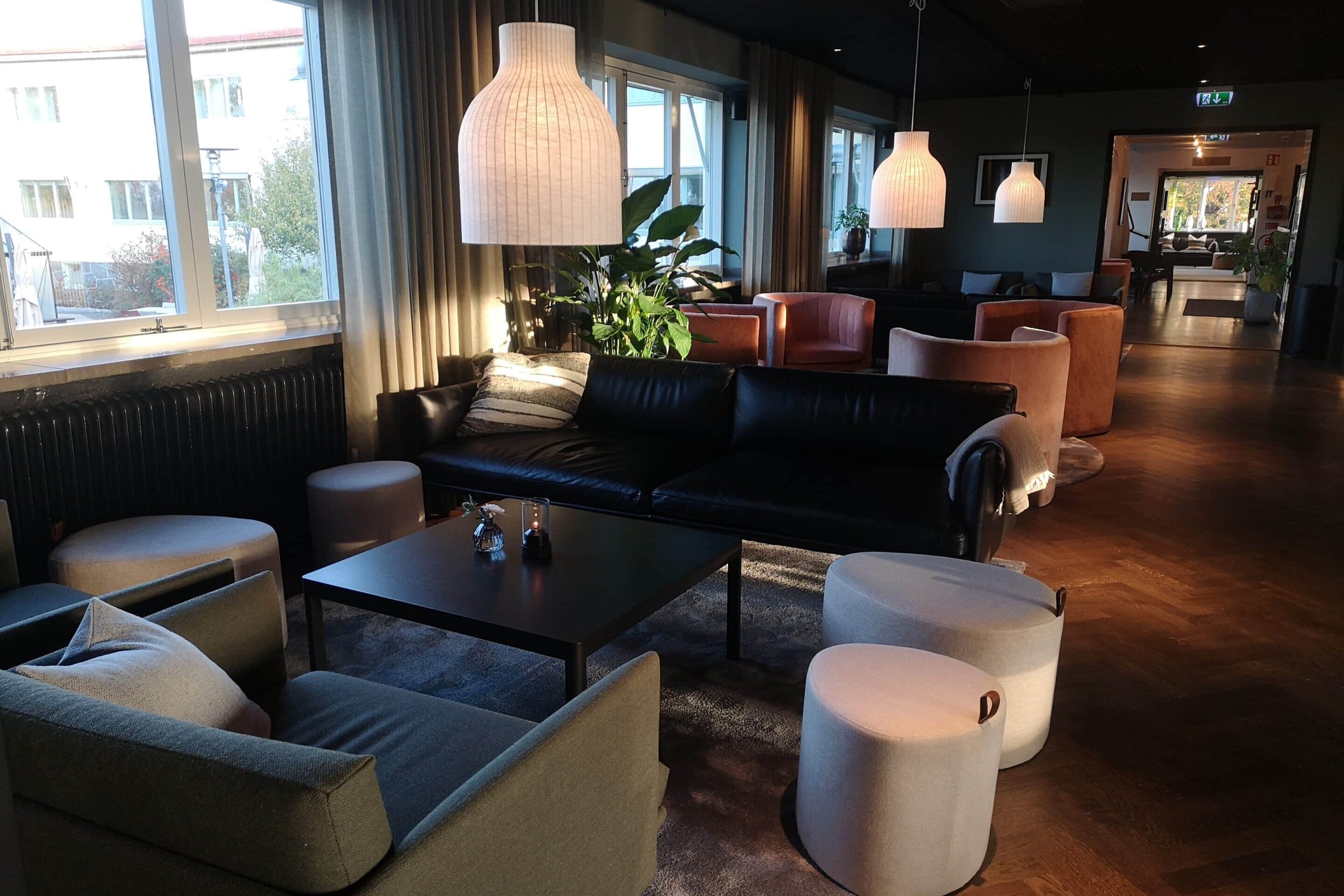 Lounge och bar på Hotell Kristina i Sigtuna