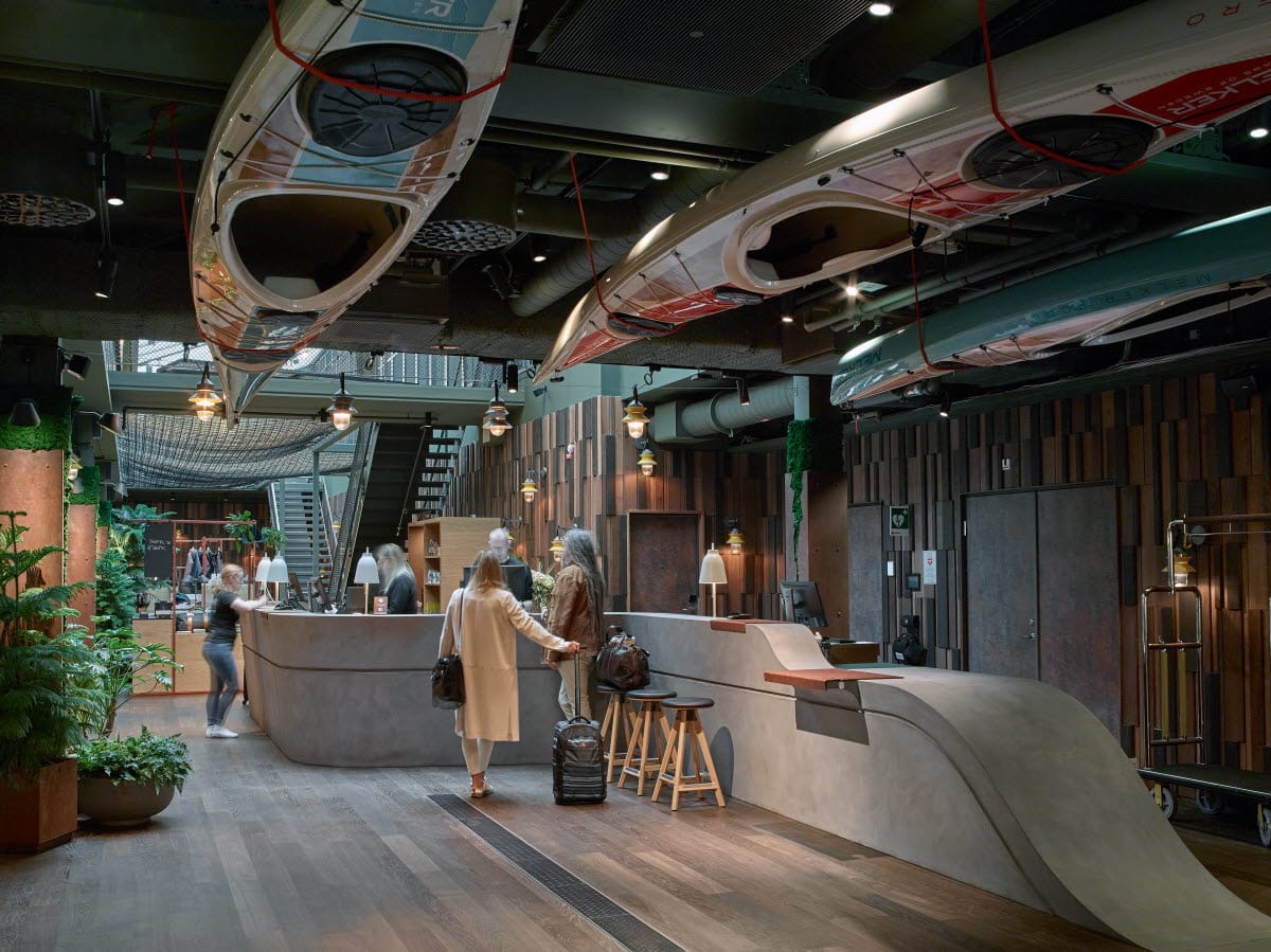 Scandic Downtown Camper reception