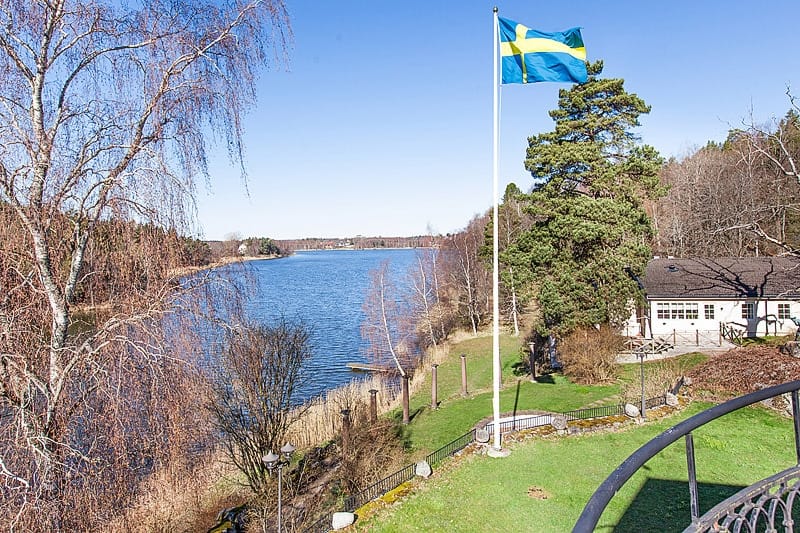 Konference Balingsholm Herrgård set med flag