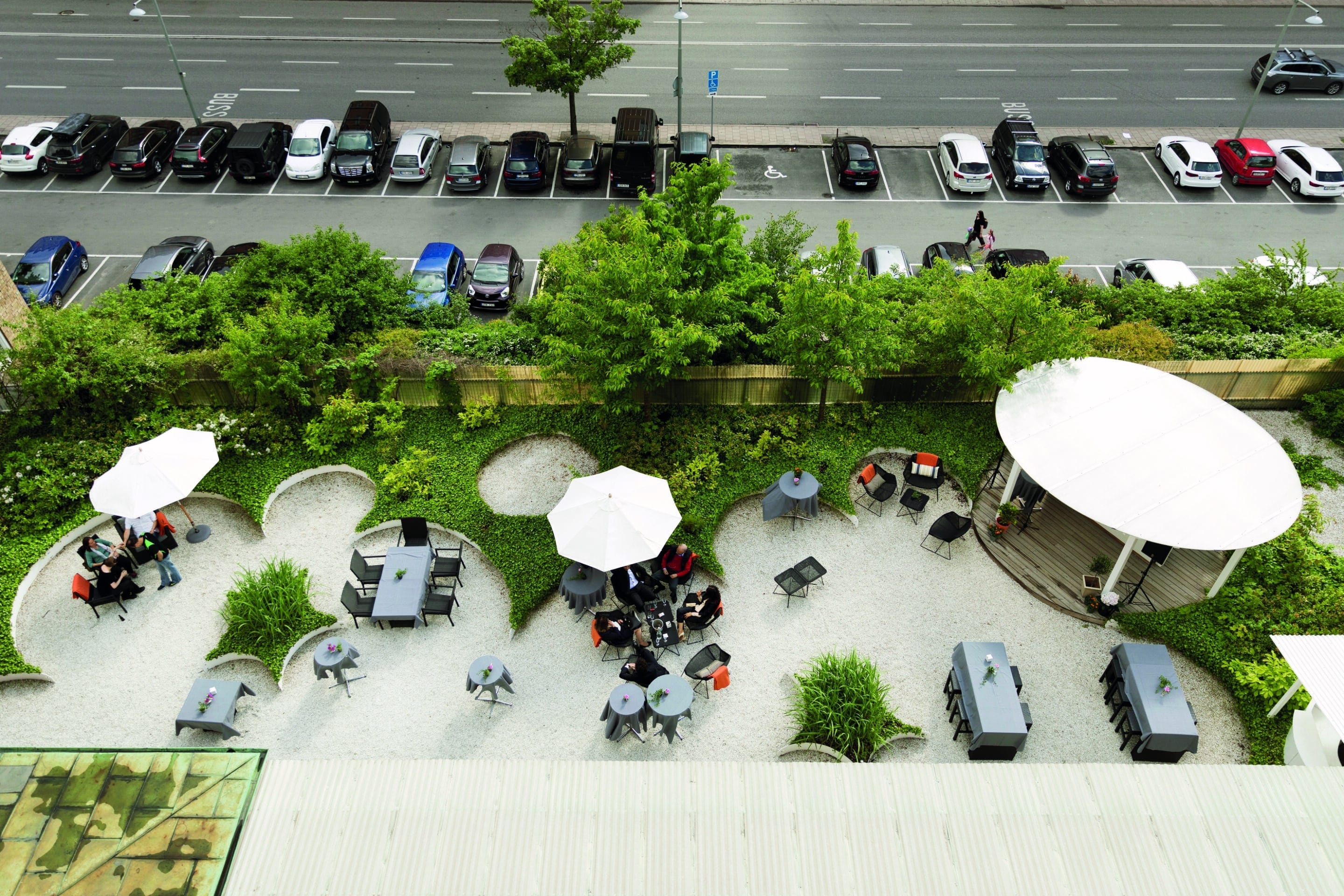 Elite Hotel Arcadia sommarterrassen