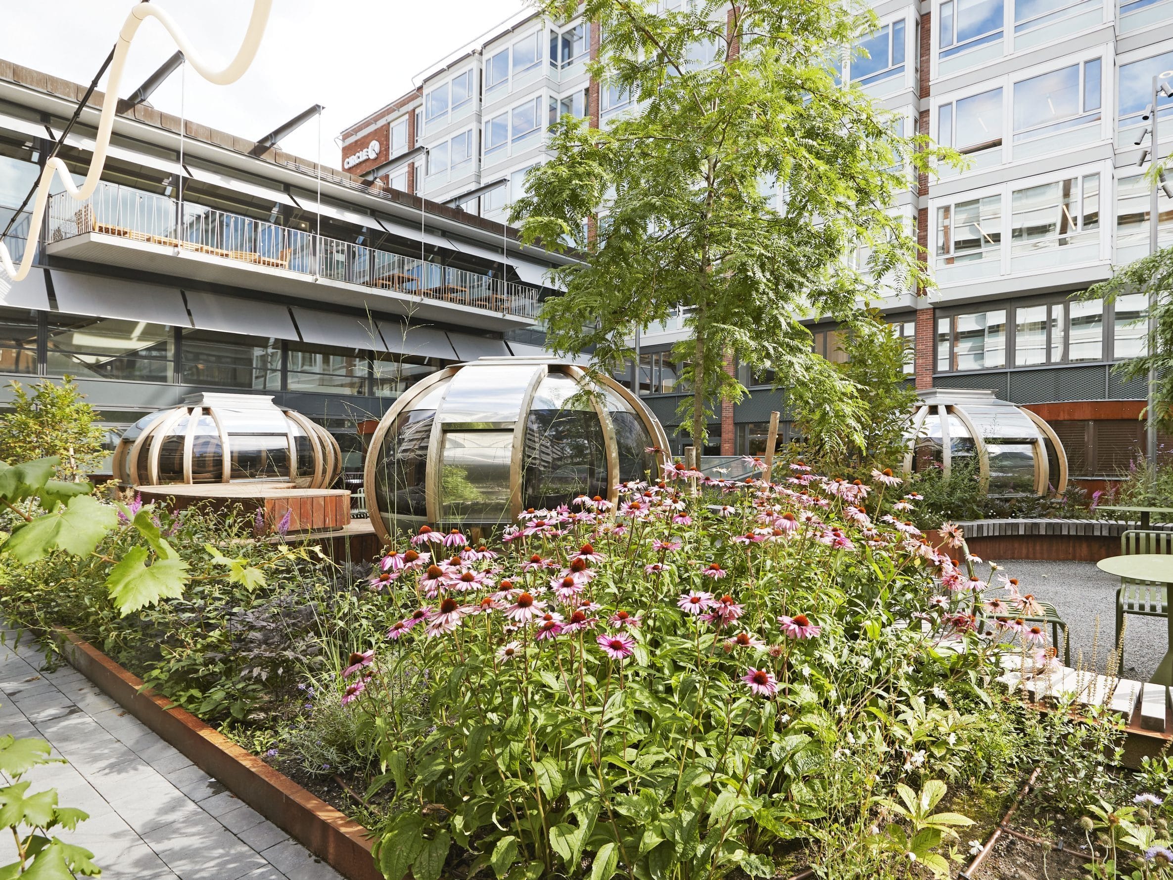 Batteri Södermalm gårdsplass med iglokonferanse Stockholm