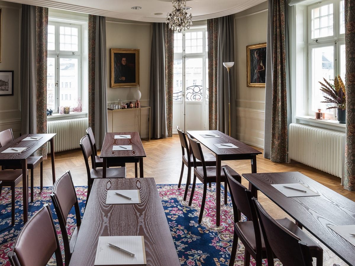 Hotel Kung Carl konferens Stockholm city konferenslokal Stureplan Skolsittning