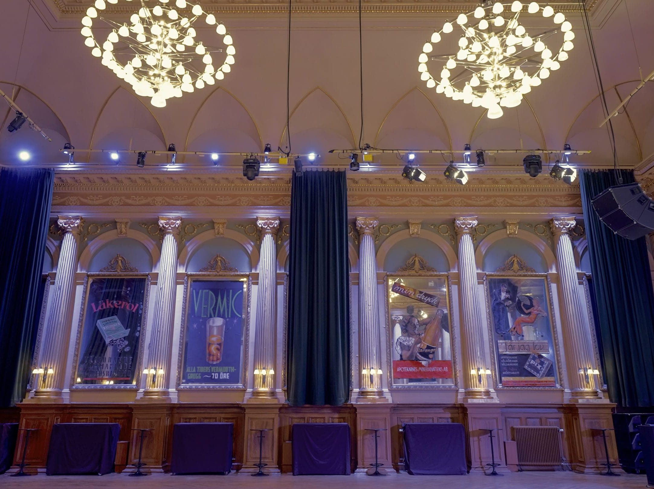 Nalen konference Stockholm Stora Salens smukke spejle klar