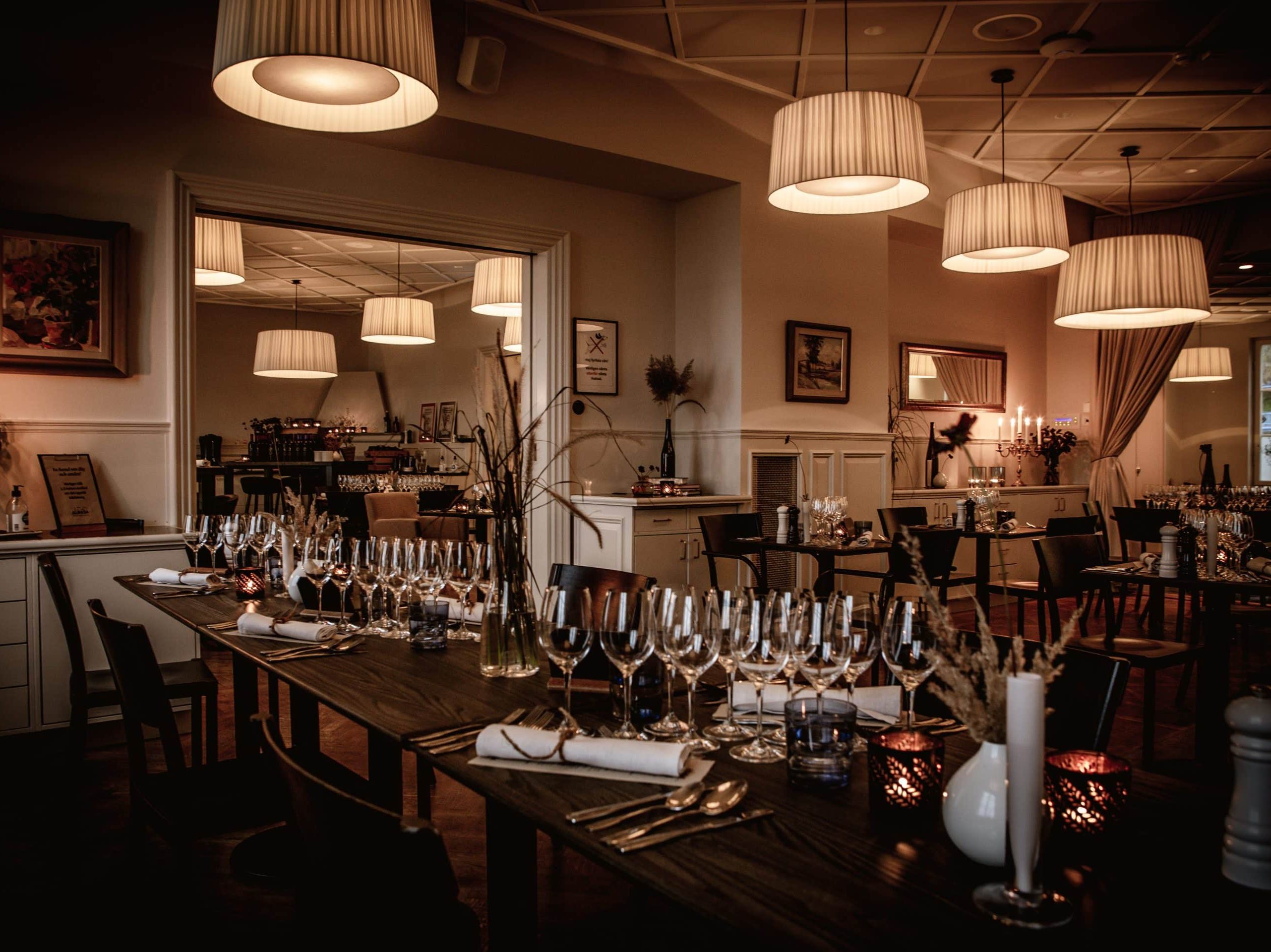 Almåsa Havshotell Stockholm Södra set dinner table