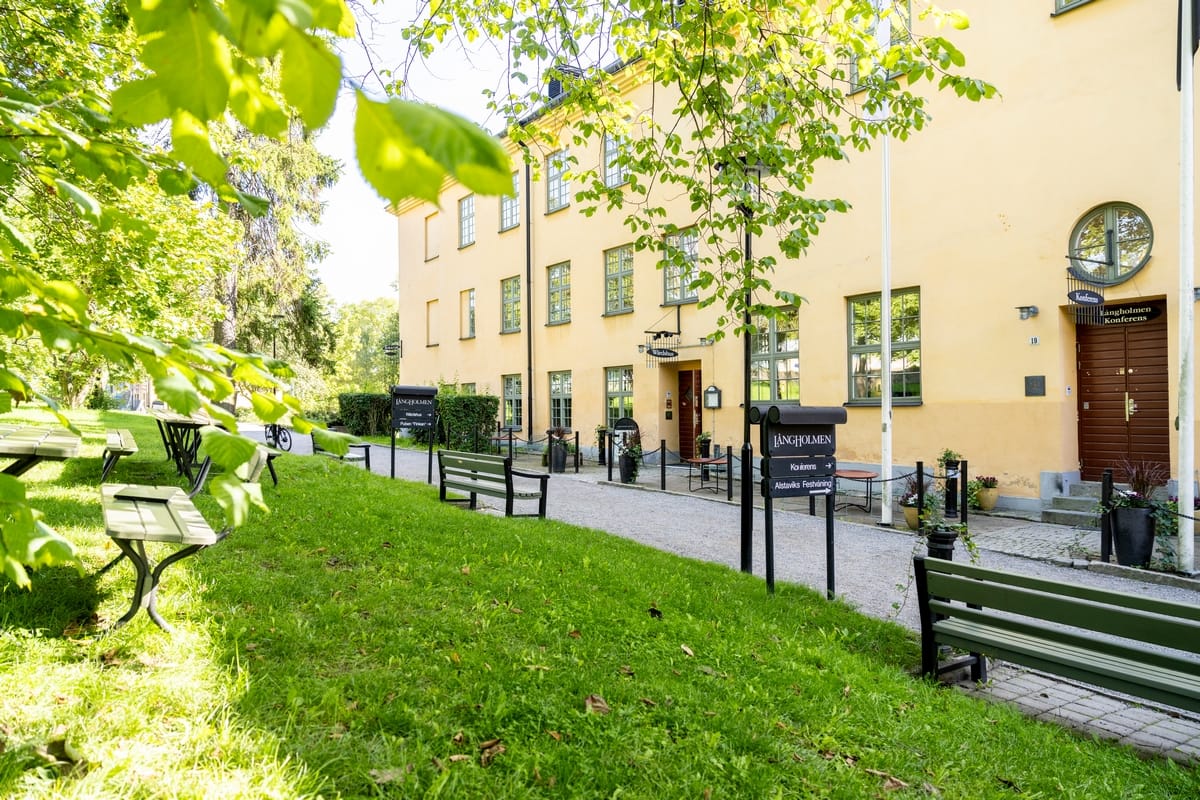 Långholmen konferanse utvendig fasade